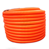 Hydromaxx 3/4"x100Ft Flexible Corrugated Orange PVC NON Split Tubing Wire Loom OPVCNS034100